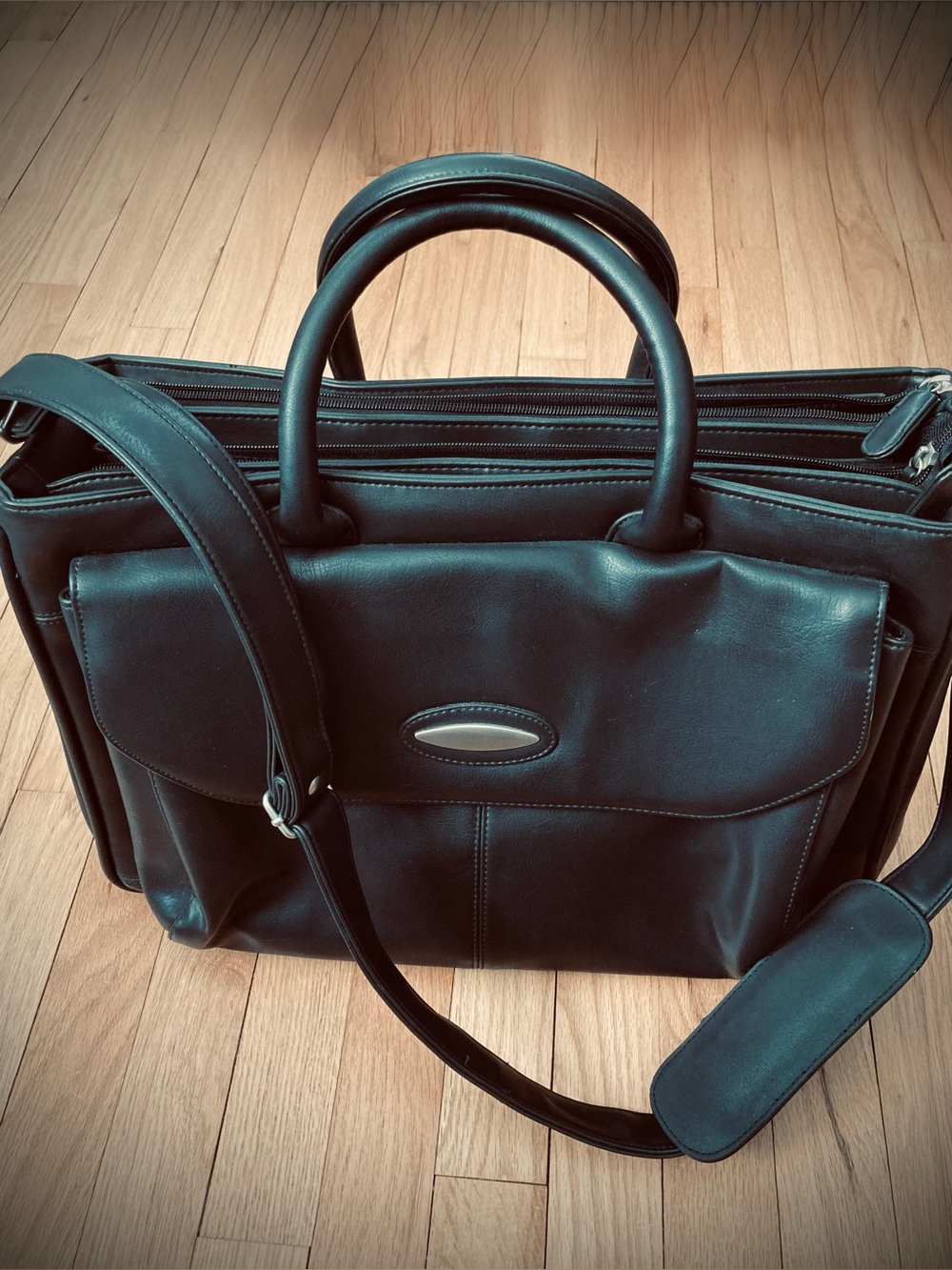 Vintage Laptop Commuter Document Bag removable strap, Belkin, used once
